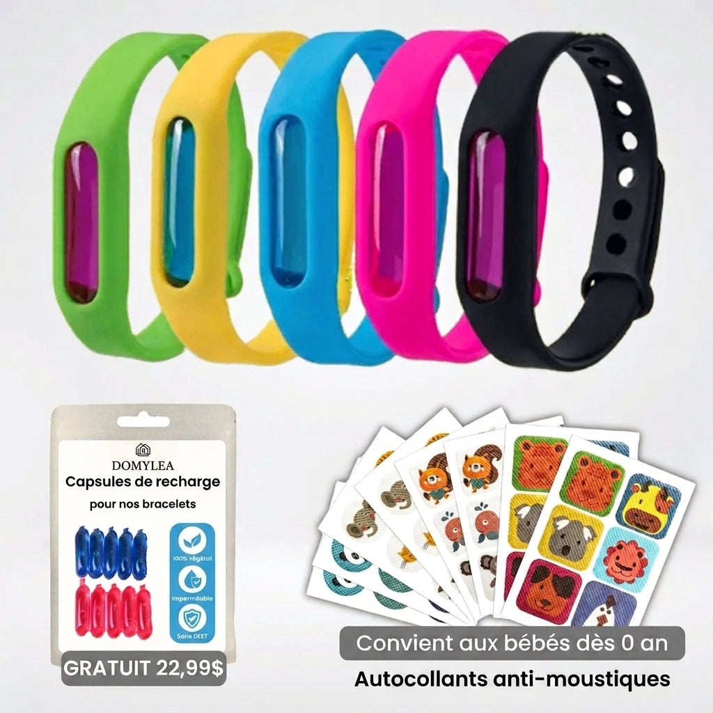 Domylea™ Bracelets anti-moustiques