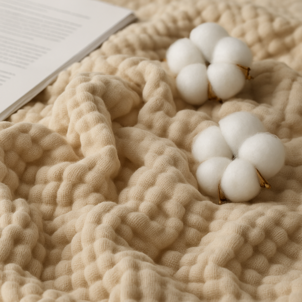 Couverture douce en mousseline