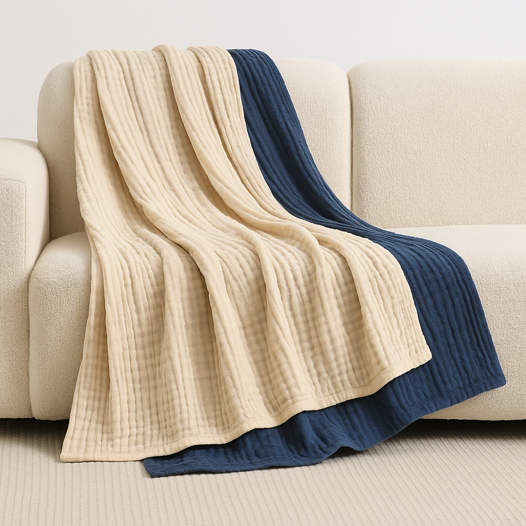 Couverture douce en mousseline