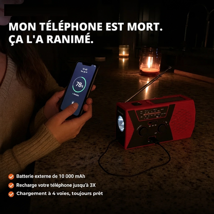 Telephone recharge par la batterie externe de 10 000 mAh de la radio