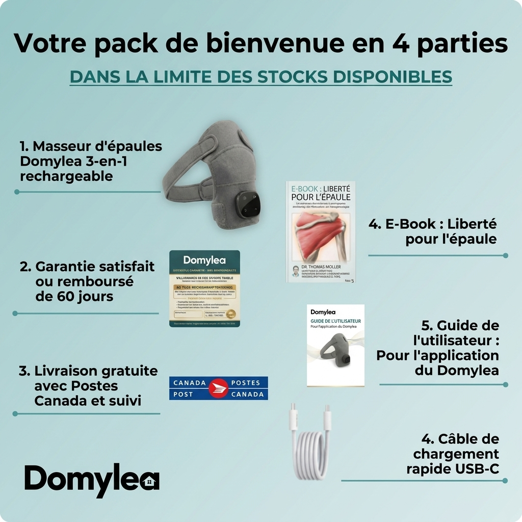 Domylea 3-en-1 Masseur d'épaules