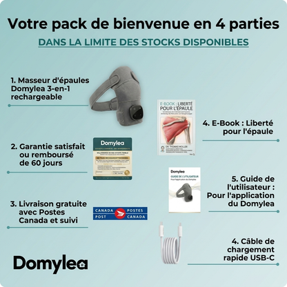 Domylea 3-en-1 Masseur d'épaules
