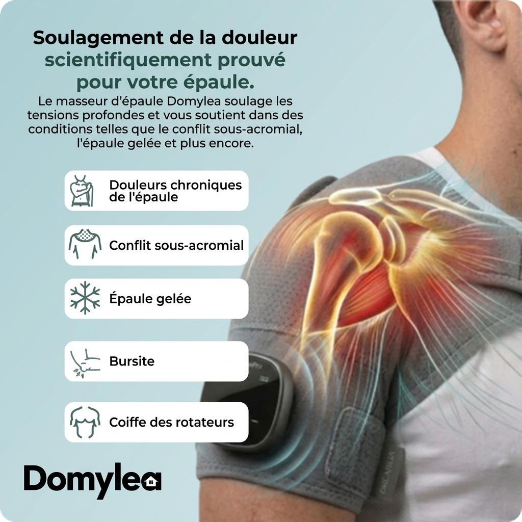 Domylea 3-en-1 Masseur d'épaules