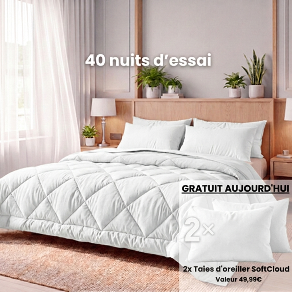 Couette Domylea® – La couette 2-en-1 à séchage rapide
