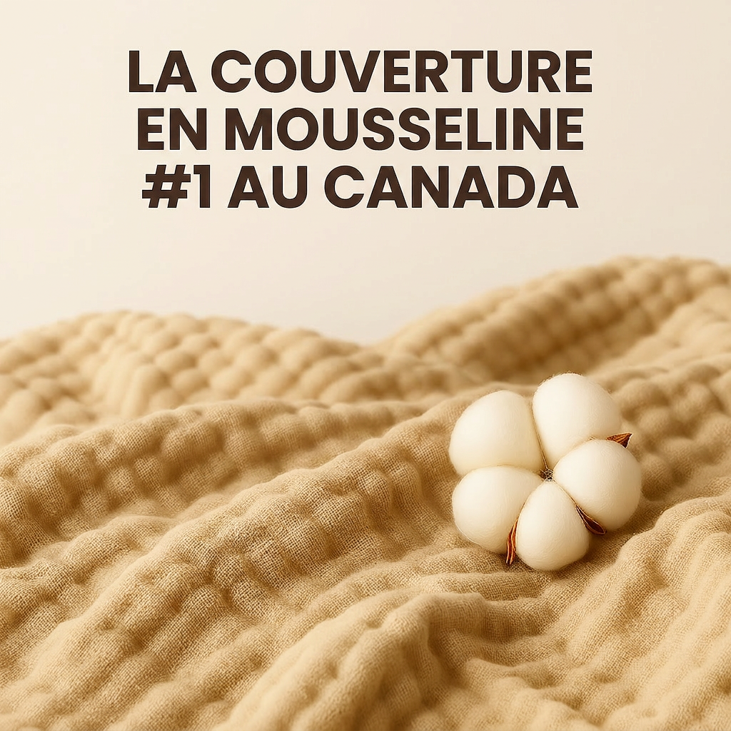 Couverture douce en mousseline