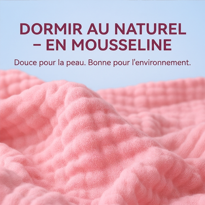 Couverture douce en mousseline