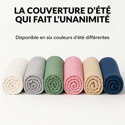 Couverture douce en mousseline