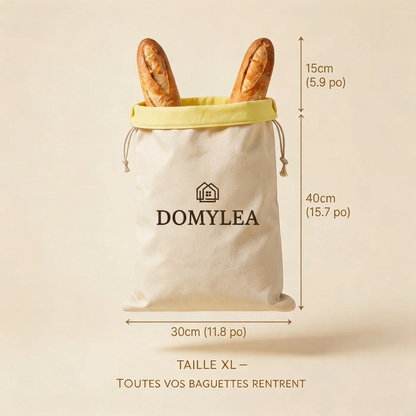 Le sac Domylea (30x40cm) - Votre pain frais après 5 jours