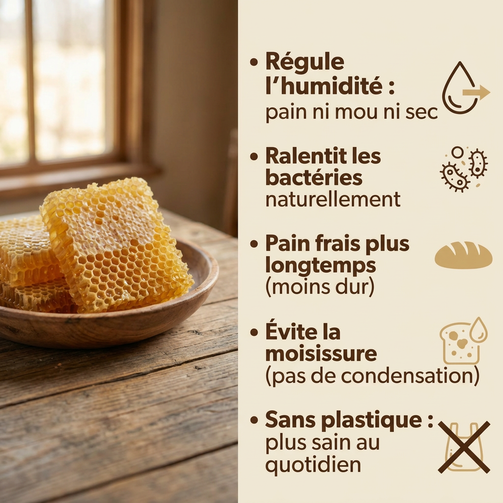 Le sac Domylea (30x40cm) - Votre pain frais après 5 jours