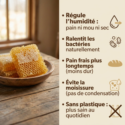 Le sac Domylea (30x40cm) - Votre pain frais après 5 jours