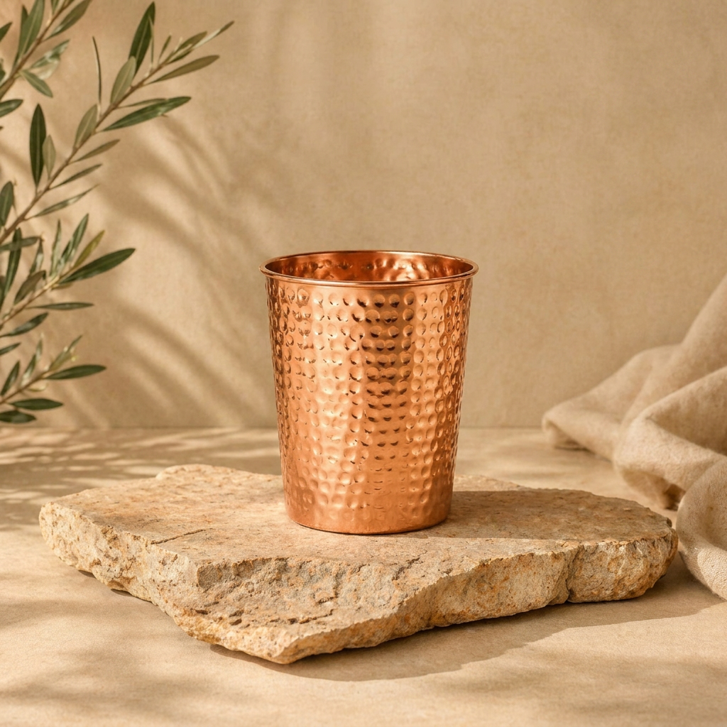 2 Verres en Cuivre