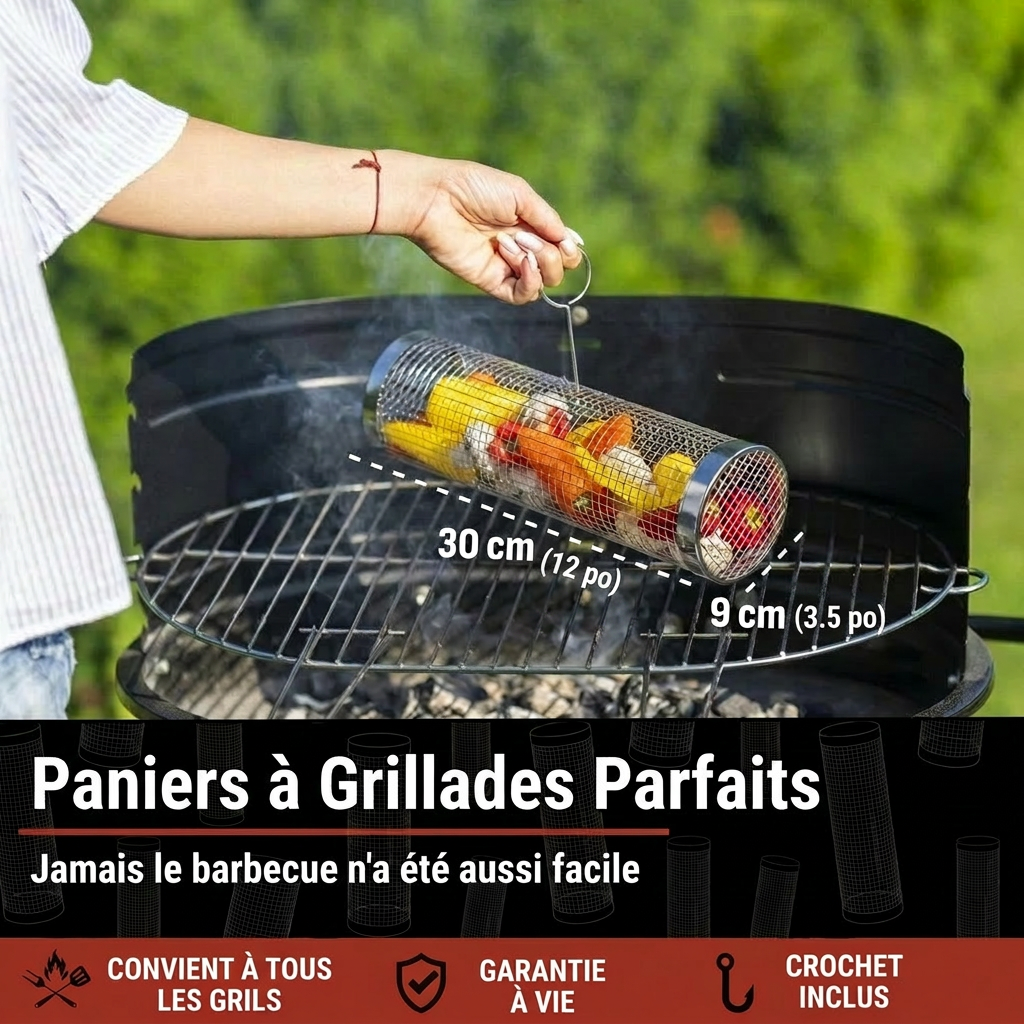 Panier à grillades – Qualité supérieure, toujours parfaitement grillé