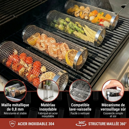 Panier à grillades – Qualité supérieure, toujours parfaitement grillé