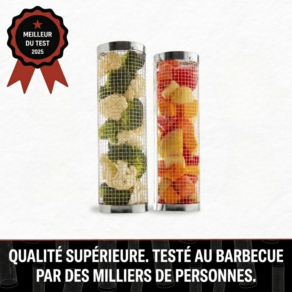 Panier à grillades – Qualité supérieure, toujours parfaitement grillé