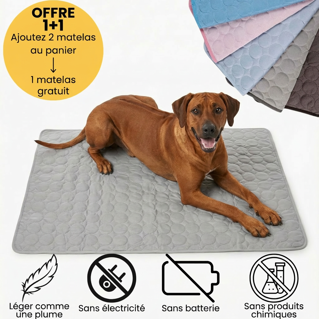 Matelas rafraîchissant pour l'été | OFFRE 1+1