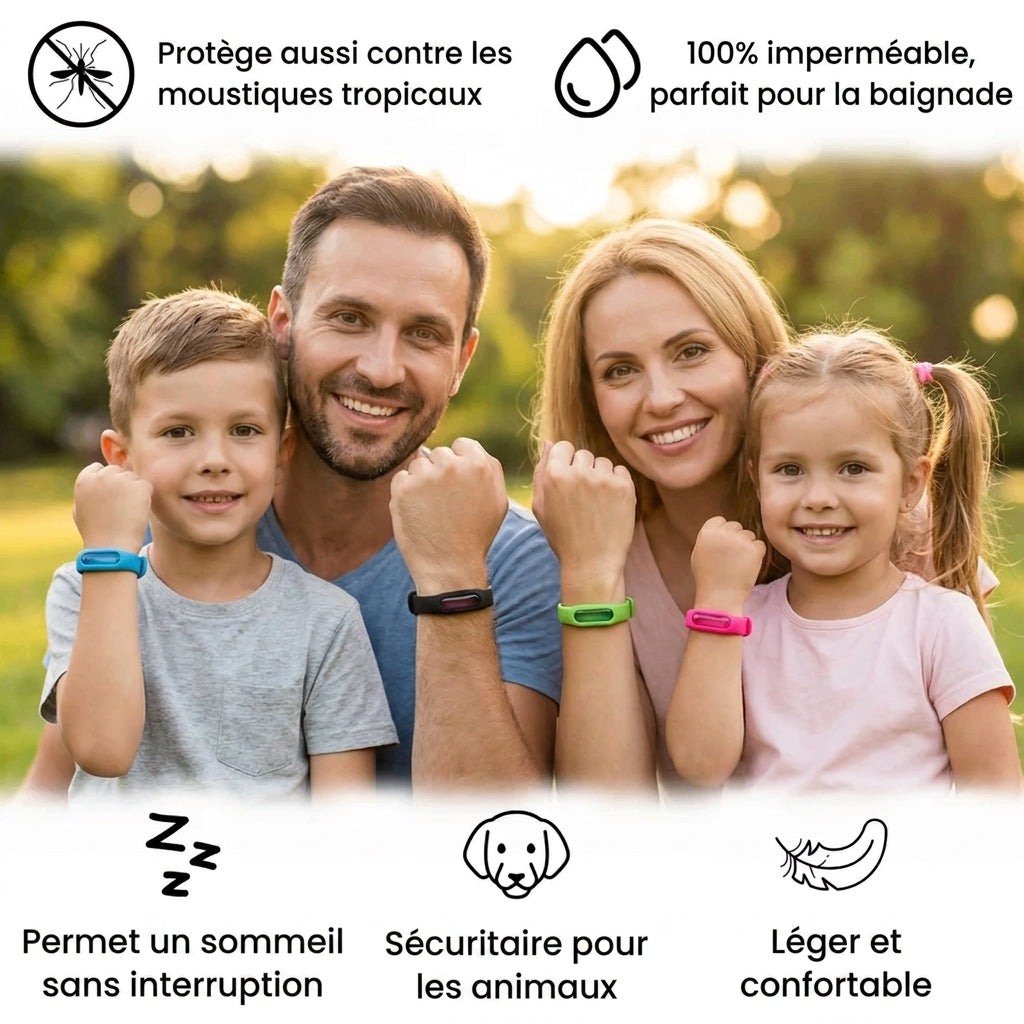 Domylea™ Bracelets anti-moustiques