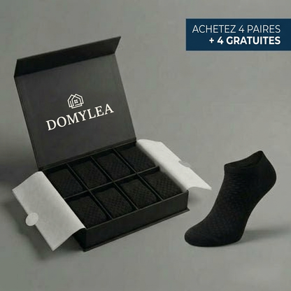 Chaussettes courtes Domylea™ en fibre de bambou premium