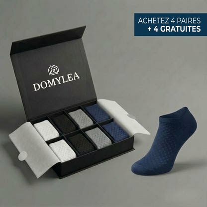 Chaussettes courtes Domylea™ en fibre de bambou premium