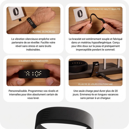 Bracelet-réveil Onyx