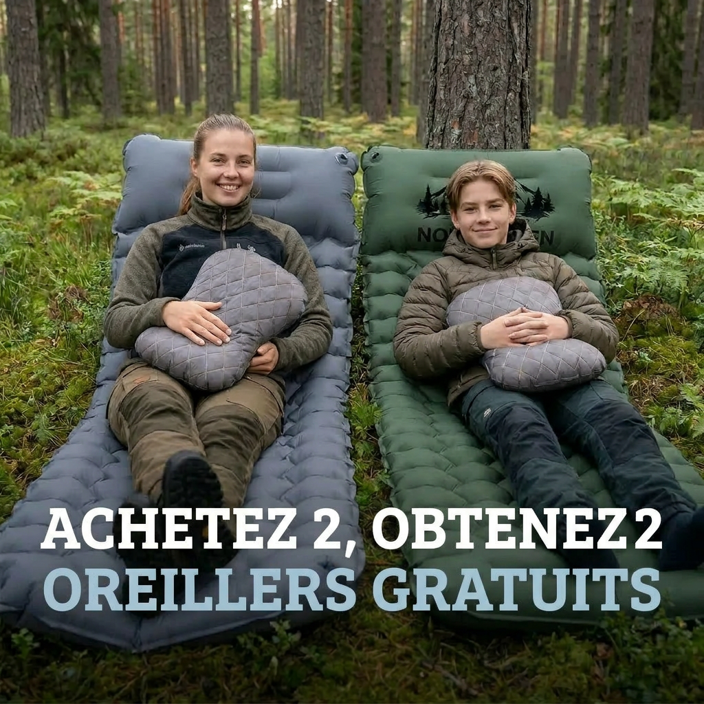 Matelas gonflable – Ultraléger et compact pour le camping