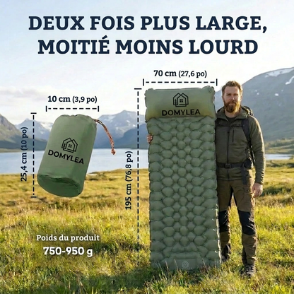 Matelas gonflable – Ultraléger et compact pour le camping
