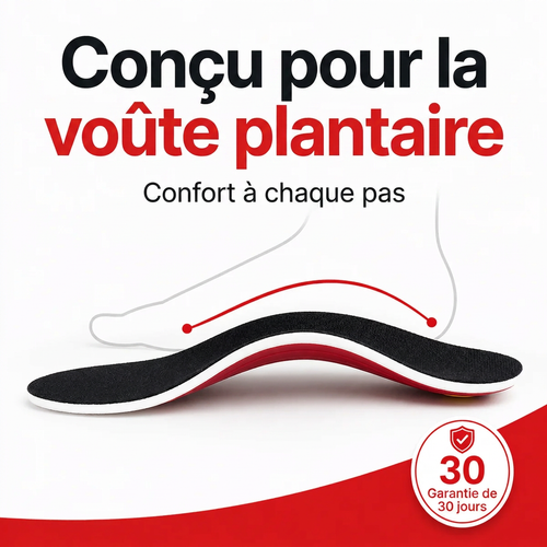Domylea™ – Semelles orthopédiques à soutien de voûte plantaire