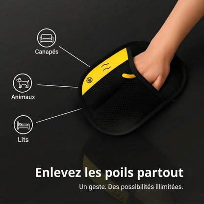 Gant magique anti-poils