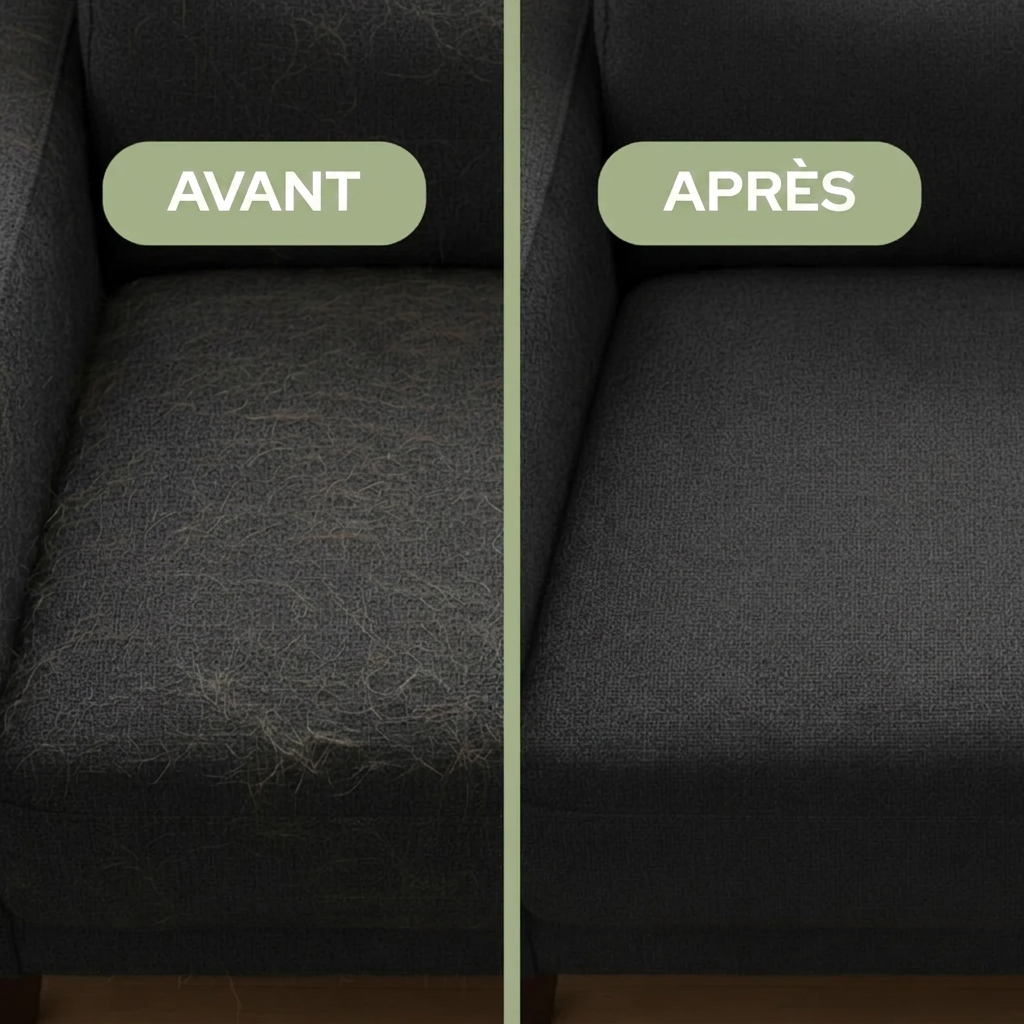 Gant magique anti-poils