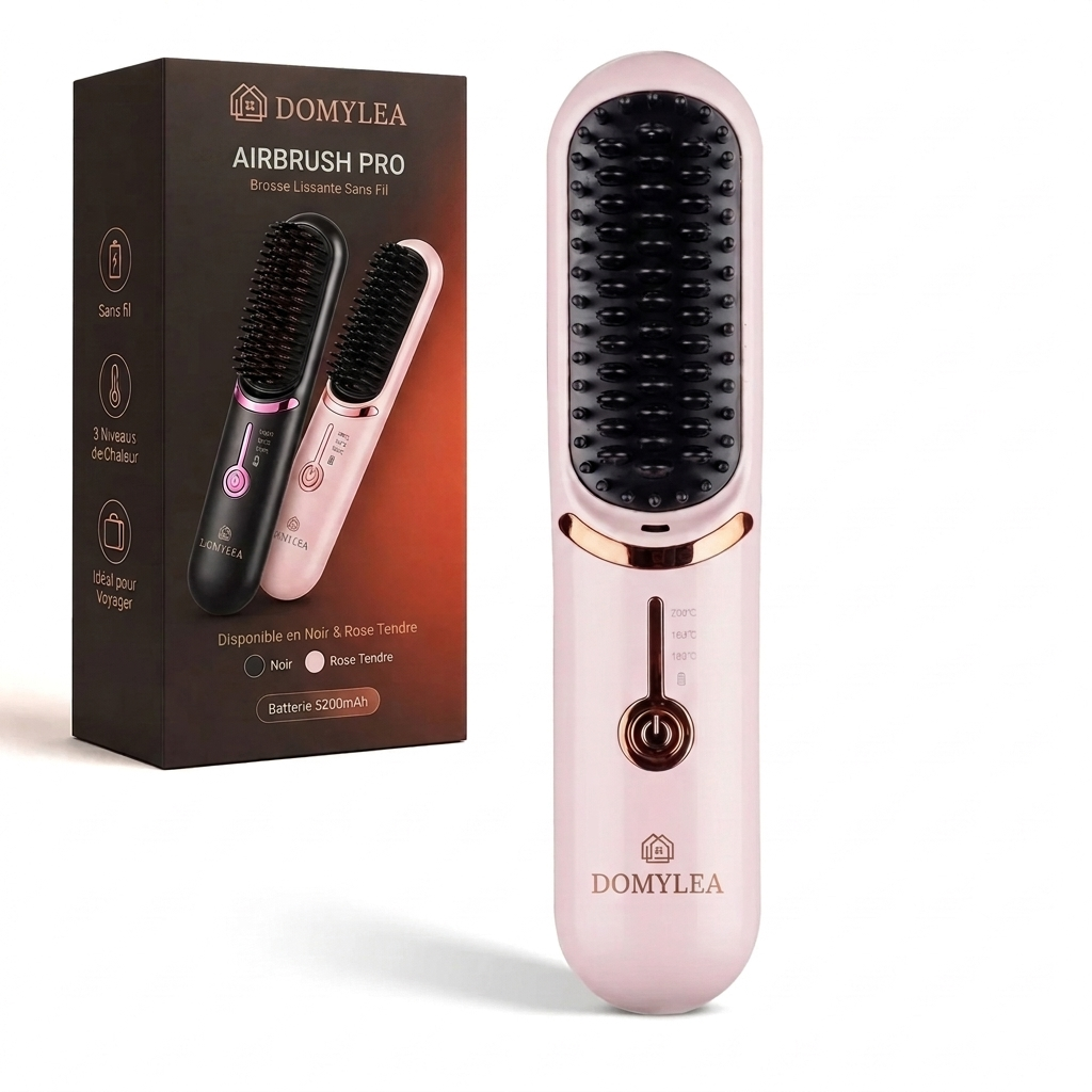 Domylea AirBrush™ Pro | Brosse lissante sans fil