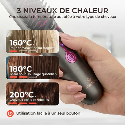 Domylea AirBrush™ Pro | Brosse lissante sans fil