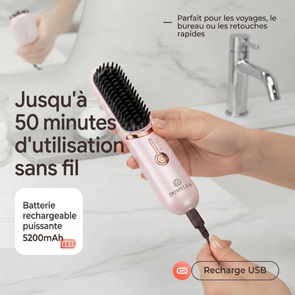 Domylea AirBrush™ Pro | Brosse lissante sans fil