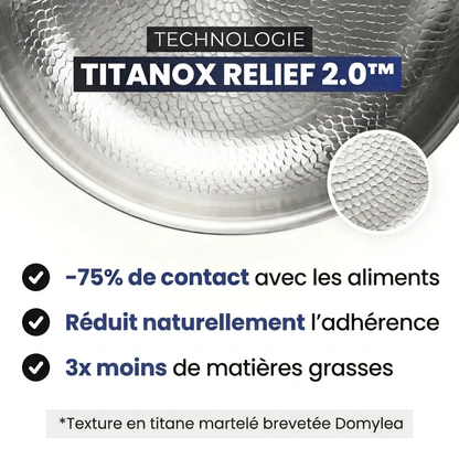 Poêle 100 % titane pur pour une cuisine sans toxines