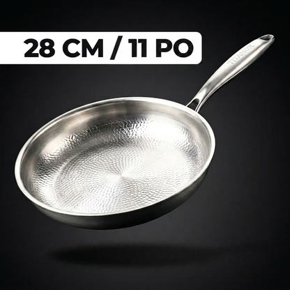Poêle 100 % titane pur pour une cuisine sans toxines