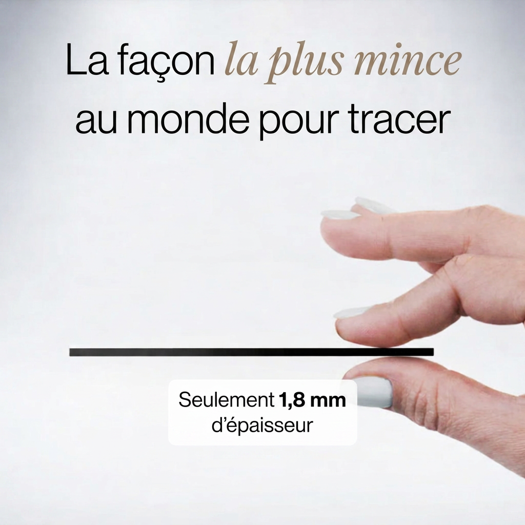 La façon la plus mince au monde pour tracer, seulement 1,8 mm d'épaisseur
