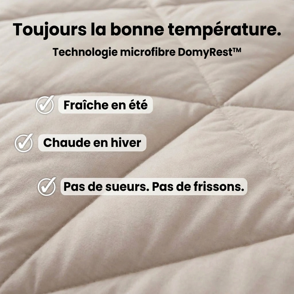 Couette DomyRest toujours bonne temperature