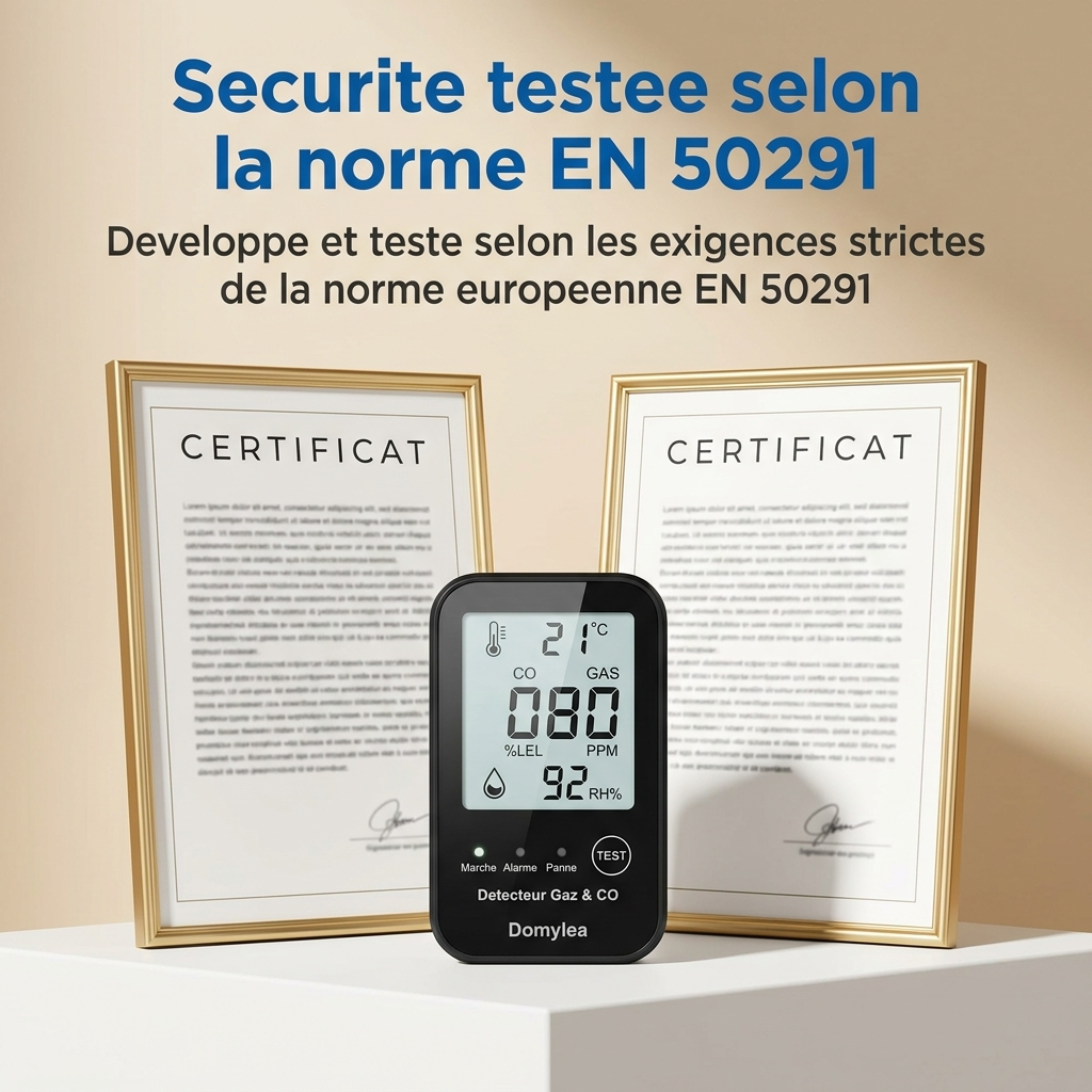 Securite testee selon la norme EN 50291