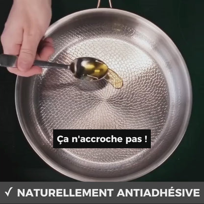 Poêle 100 % titane pur pour une cuisine sans toxines