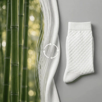 Chaussettes courtes Domylea™ en fibre de bambou premium